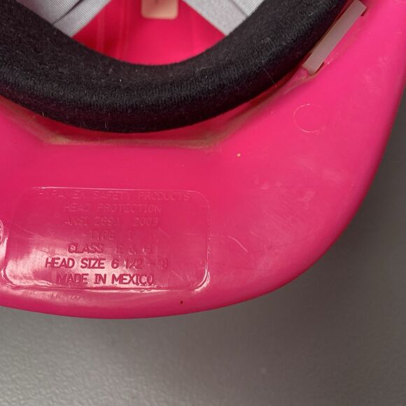 PYRAMEX Safety Products Hard Hat Adjustable Type I Class E & G Hot Pink - Picture 10 of 10
